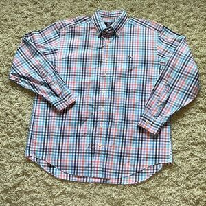 Men Vineyard Vines Whale Shirt Long Sleeve Button Up Men’s Large